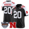 Johnny Rodgers Jersey #20 Nebraska Cornhuskers 2025 Pinstripe Bowl Stitched Football
