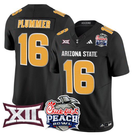 Jake Plummer Jersey #16 Arizona State Sun Devils 2025 Peach Bowl Stitched Football - Image 6
