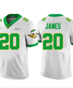 Alternative view of Jordan James Jersey #20 Oregon Ducks Stitched Football