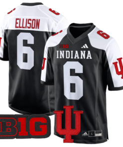 Justice Ellison Jersey #6 Indiana Hoosiers 2024 Game V2 Stitched Football