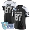 Kole Taylor Jersey #87 West Virginia Mountaineers 2025 Miami Beach Bowl Stitched Football 10 Kole Taylor Jersey #87 West Virginia Mountaineers 2025 Miami Beach Bowl Stitched Football