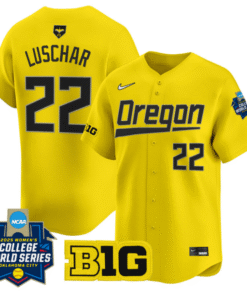Alternative view of Kai Luschar Jersey #22 Oregon Ducks Softball 2025 World Series Stitched Baseball