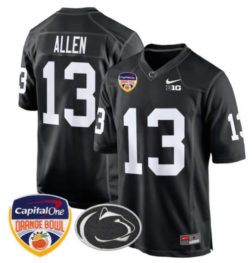 Kaytron Allen Jersey #13 Custom Penn State Orange Bowl Patch Stitched Football - Image 5
