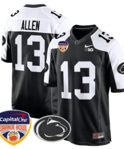 Kaytron Allen Jersey #13 Custom Penn State Orange Bowl Patch Stitched Football
