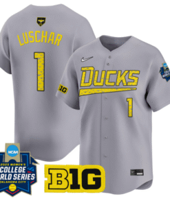 Kedre Luschar Jersey #1 Oregon Ducks Softball 2025 World Series Stitched Baseball
