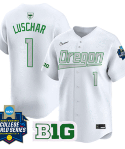 Kedre Luschar Jersey #1 Oregon Ducks Softball 2025 World Series Stitched Baseball 6 Kedre Luschar Jersey 1 Oregon Ducks Softball 2025 World Series Stitched White