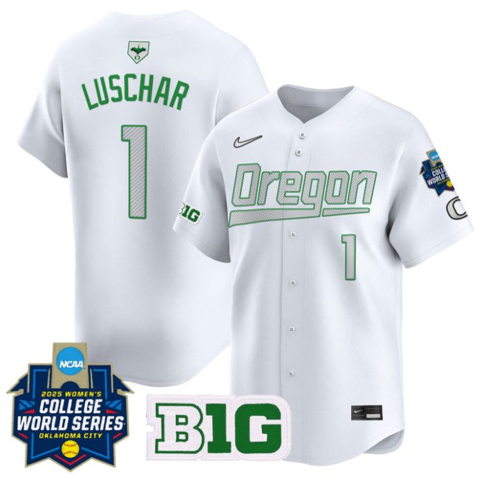 Kedre Luschar Jersey #1 Oregon Ducks Softball 2025 World Series Stitched Baseball 3 Kedre Luschar Jersey #1 Oregon Ducks Softball 2025 World Series Stitched Baseball - Image 3