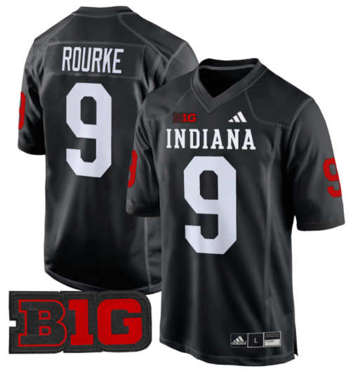 Kurtis Rourke Jersey #9 Indiana Hoosiers 2024 Game Stitched Football - Image 5