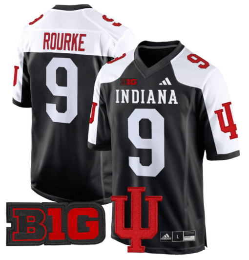 Kurtis Rourke Jersey #9 Indiana Hoosiers 2024 Game Stitched Football