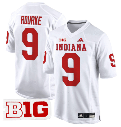Kurtis Rourke Jersey #9 Indiana Hoosiers 2024 Game Stitched Football - Image 2