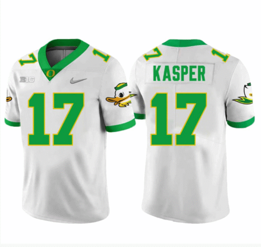 Kyler Kasper Jersey #17 Oregon Ducks Stitched Football - Image 2