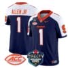 LeQuint Allen Jersey #1 Syracuse Orange 2025 Holiday Bowl Patch Stitched Football 12 LeQuint Allen Jersey #1 Syracuse Orange 2025 Holiday Bowl Patch Stitched Football