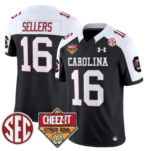 Lanorris Sellers Jersey #16 South Carolina Cheez-It Citrus Bowl Stitched Football