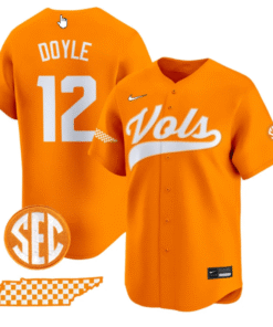Liam Doyle Jersey #12 Tennessee Vols 2025 Vapor Premier Stitched Baseball