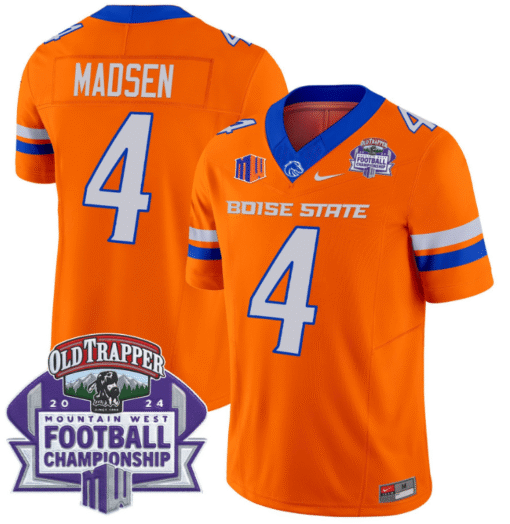 Maddux Madsen Jersey #4 Boise State Broncos 2024 Championship Vapor Stitched Football - Image 5