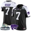 Michael Bishop Jersey #7 Kansas State Wildcats 2025 Rate Bowl Patch Stitched Football