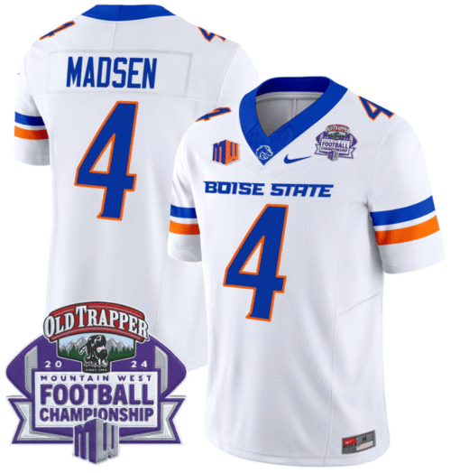 Maddux Madsen Jersey #4 Boise State Broncos 2024 Championship Vapor Stitched Football - Image 2