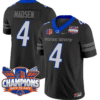 Maddux Madsen Jersey #4 Boise State Broncos Back To Back Champions Stitched Football