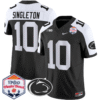 Nicholas Singleton Jersey #10 Penn State 2024 Fiesta Bowl Patch Stitched Football