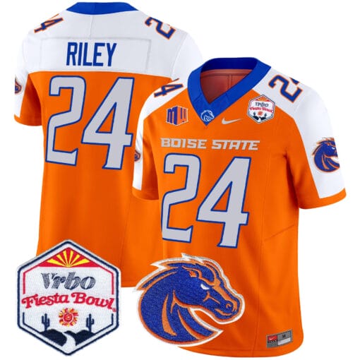 Dylan Riley Jersey #24 Boise State Broncos 2025 Fiesta Bowl Patch Vapor Stitched Football 5 Dylan Riley Jersey #24 Boise State Broncos 2025 Fiesta Bowl Patch Vapor Stitched Football - Image 5