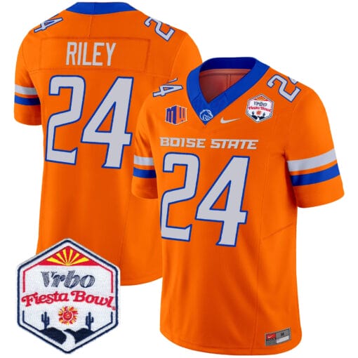Dylan Riley Jersey #24 Boise State Broncos 2025 Fiesta Bowl Patch Vapor Stitched Football 6 Dylan Riley Jersey #24 Boise State Broncos 2025 Fiesta Bowl Patch Vapor Stitched Football - Image 6