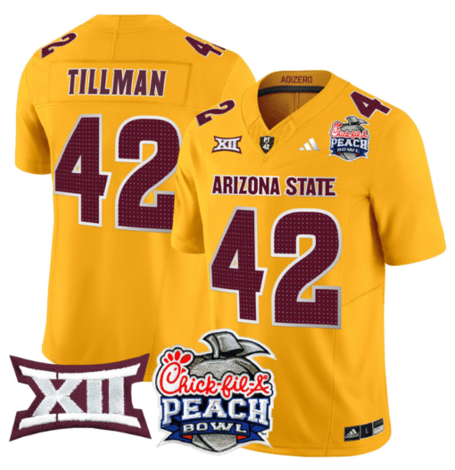 Pat Tillman Jersey #42 Arizona State Sun Devils 2025 Peach Bowl Stitched Football - Image 4