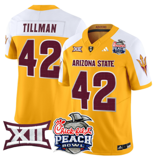 Pat Tillman Jersey #42 Arizona State Sun Devils 2025 Peach Bowl Stitched Football - Image 5