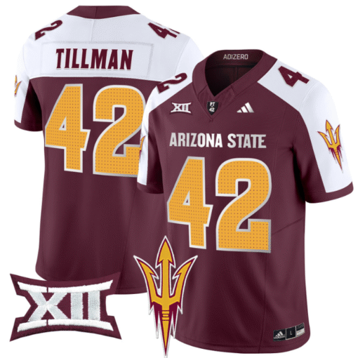 Pat Tillman Jersey #42 Arizona State Sun Devils 2024 Vapor Limited Stitched Football - Image 3