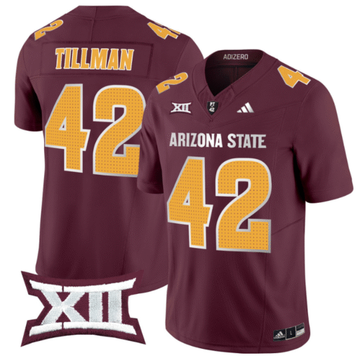 Pat Tillman Jersey #42 Arizona State Sun Devils 2024 Vapor Limited Stitched Football - Image 2