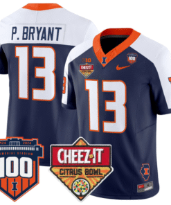 Pat Bryant Jersey #13 Illinois Fighting 2025 Cheez-It Citrus Bowl Stitched Football