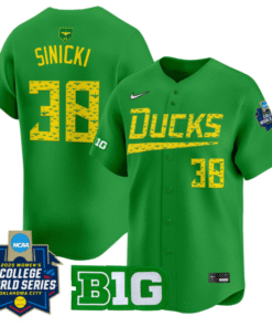 Alternative view of Paige Sinicki Jersey #38 Oregon Ducks Softball 2025 World Series Stitched Baseball