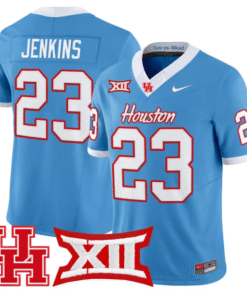 Parker Jenkins Jersey #23 Houston Cougars 2025 Vapor Limited Stitched Football