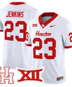 Alternative view of Parker Jenkins Jersey #23 Houston Cougars 2025 Vapor Limited Stitched Football