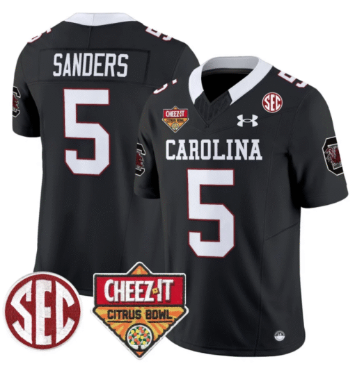 Raheim Sanders Jersey #5 South Carolina Cheez-It Citrus Bowl Patch Stitched Football - Image 5