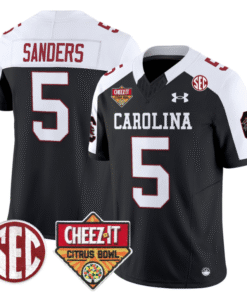 Raheim Sanders Jersey #5 South Carolina Cheez-It Citrus Bowl Patch Stitched Football