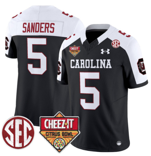 Raheim Sanders Jersey #5 South Carolina Cheez-It Citrus Bowl Patch Stitched Football