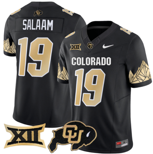 Rashaan Salaam Jersey #19 Colorado Buffaloes Vapor Limited Stitched Football