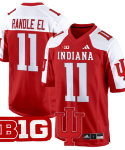 Randle El Jersey 11 Indiana Hoosiers 2024 Game V2 Football Crimson Alternate