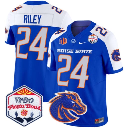 Dylan Riley Jersey #24 Boise State Broncos 2025 Fiesta Bowl Patch Vapor Stitched Football 3 Dylan Riley Jersey #24 Boise State Broncos 2025 Fiesta Bowl Patch Vapor Stitched Football - Image 3
