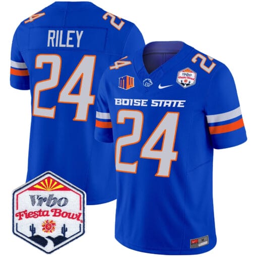 Dylan Riley Jersey #24 Boise State Broncos 2025 Fiesta Bowl Patch Vapor Stitched Football 4 Dylan Riley Jersey #24 Boise State Broncos 2025 Fiesta Bowl Patch Vapor Stitched Football - Image 4