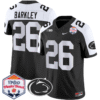Saquon Barkley Jersey #26 Penn State 2024 Fiesta Bowl Patch Stitched Football
