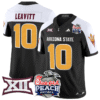 Sam Leavitt Jersey #10 Arizona State Sun Devils 2025 Peach Bowl Stitched Football