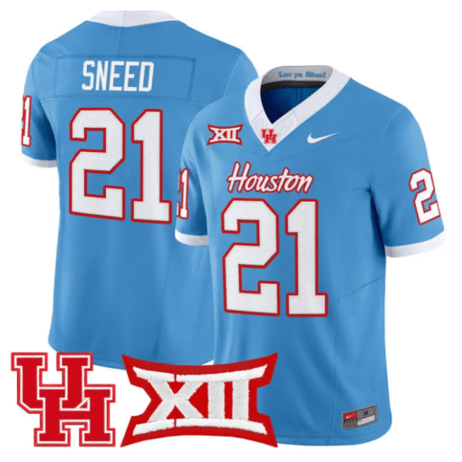 Stacy Sneed Jersey #21 Houston Cougars 2025 Vapor Limited Stitched Football
