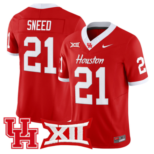 Stacy Sneed Jersey #21 Houston Cougars 2025 Vapor Limited Stitched Football - Image 3