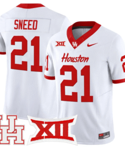 Stacy Sneed Jersey 21 Houston Cougars 2025 Vapor Limited Stitched White