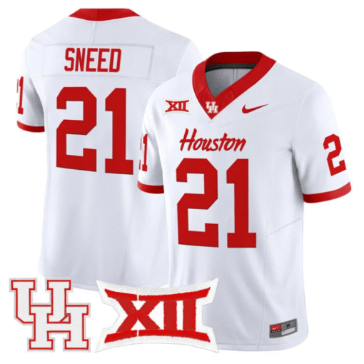 Stacy Sneed Jersey #21 Houston Cougars 2025 Vapor Limited Stitched Football - Image 2