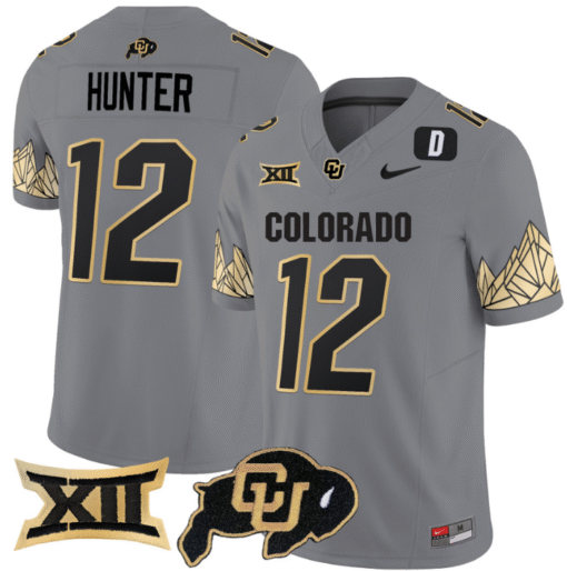 Travis Hunter Jersey #12 Colorado Buffaloes Vapor Limited Stitched Football - Image 4