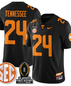 Tennessee Jersey #24 Tennessee Vols Playoff First Round Patch Stitched Football