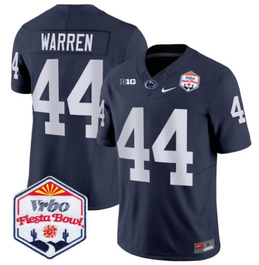Tyler Warren Jersey #44 Penn State 2024 Fiesta Bowl Patch Stitched Football - Image 2