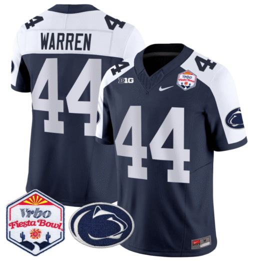 Tyler Warren Jersey #44 Penn State 2024 Fiesta Bowl Patch Stitched Football - Image 3